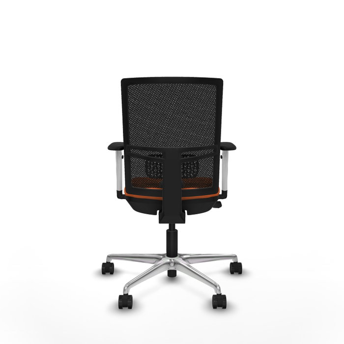 PIQUERAS Y CRESPO Silla de oficina Yunquera Naranja y Negro PIQUERAS Y CRESPO Silla de oficina Yunquera Naranja y Negro