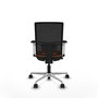 PIQUERAS Y CRESPO Silla de oficina Yunquera Naranja y Negro