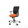 PIQUERAS Y CRESPO Silla de oficina Yunquera Naranja y Negro