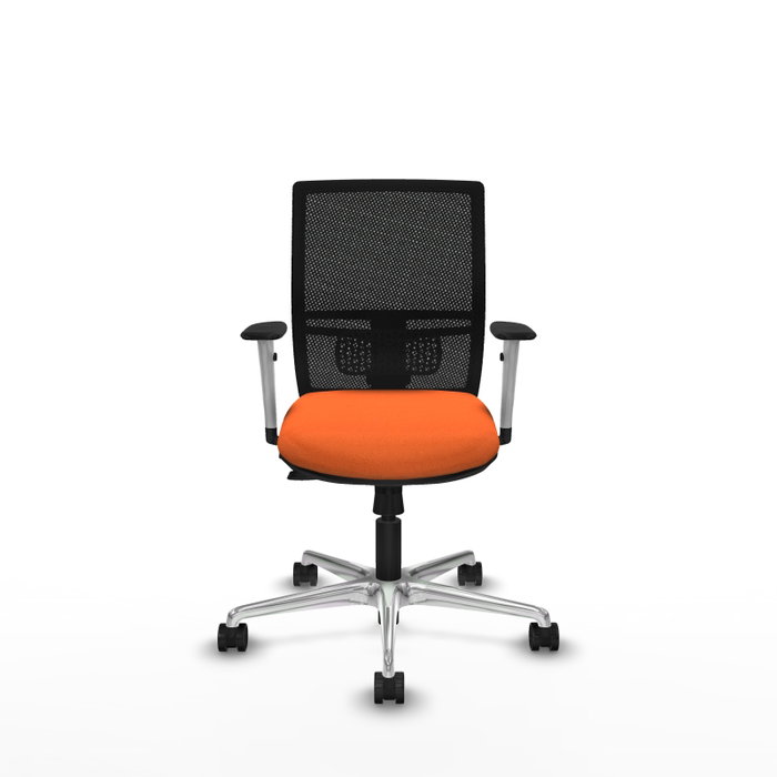 PIQUERAS Y CRESPO Silla de oficina Yunquera Naranja y Negro PIQUERAS Y CRESPO Silla de oficina Yunquera Naranja y Negro