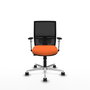 PIQUERAS Y CRESPO Silla de oficina Yunquera Naranja y Negro