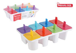 Privilege Molde Polos 8 Uds. 10,6 cm Ancho x 7,1 cm Alto x 18,6 cm Largo (24 Unidades)