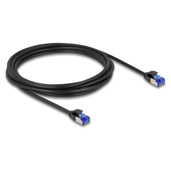 DeLOCK Cable de red RJ45 Cat.6A S/FTP Slim 3 m Negro DeLOCK Cable de red RJ45 Cat.6A S/FTP Slim 3 m Negro
