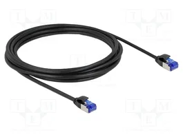 DeLOCK Cable de red RJ45 Cat.6A S/FTP Slim 3 m negro