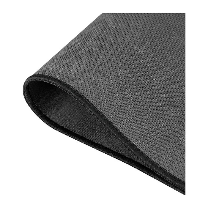 LogiLink ID0195 Alfombrilla de Ratón Gaming, Bordes Rematados, 25x22 cm, Negro, Base Antideslizante