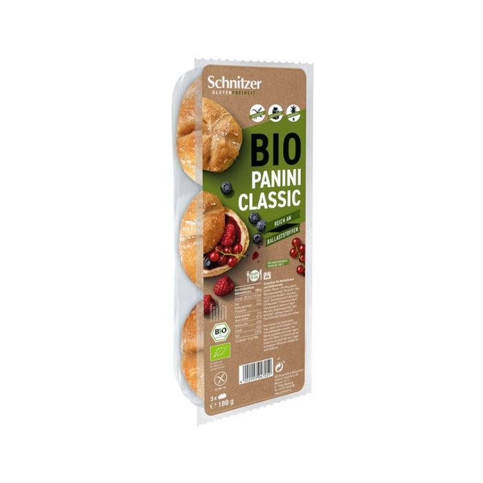 SCHNITZER Panecillos Panini Clásico BIO SG SCHNITZER Panecillos Panini Clásico BIO SG