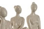 DKD Home Decor Figura de Resina Yoga Surtida Marfil