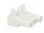 BM GROUP Bloque de Bornas Desmontable Blanco 16A