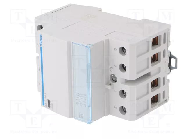 HAGER Contactor ESC 4-polar de instalación 63A 230VAC NO x4
