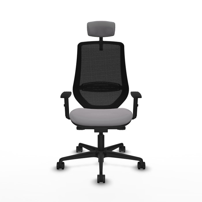 PIQUERAS Y CRESPO Silla de oficina Mardos Gris y Negro