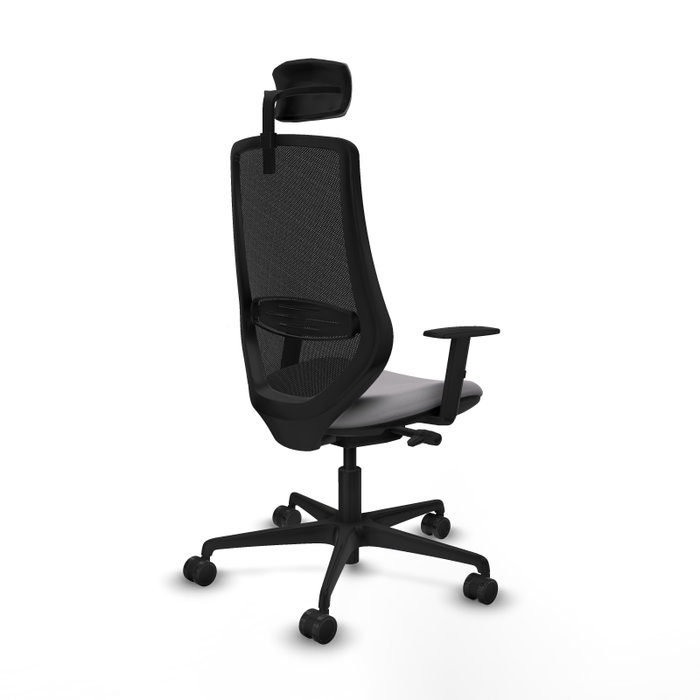 PIQUERAS Y CRESPO Silla de oficina Mardos Gris y Negro