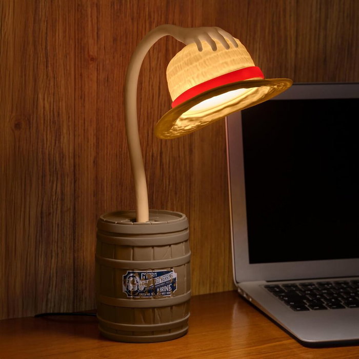 Paladone Lámpara de Escritorio Articulada One Piece Sombrero de Paja Luffy USB 27.6 cm