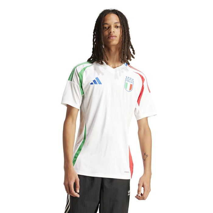 Camiseta de Fútbol de Manga Corta Hombre Adidas Segunda Equipación Italia 24 L