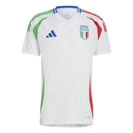 Camiseta de Fútbol de Manga Corta Hombre Adidas Segunda Equipación Italia 24 L