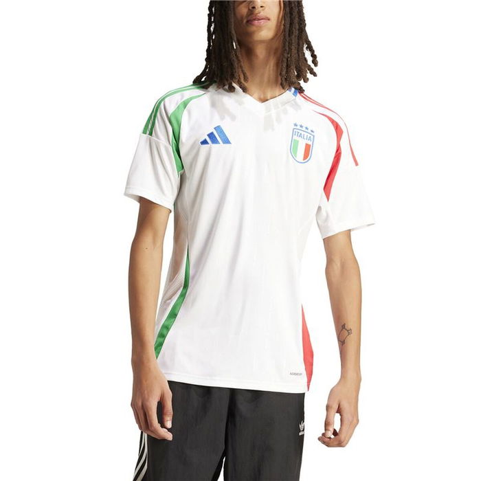 Camiseta de Fútbol de Manga Corta Hombre Adidas Segunda Equipación Italia 24 L