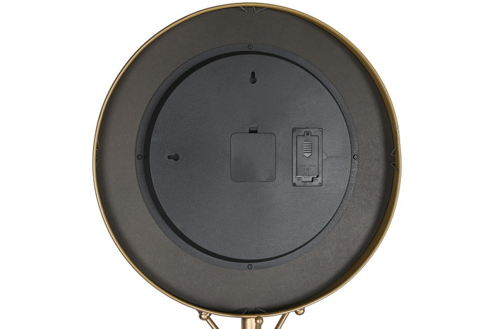 DKD Home Decor Reloj de Pie Vintage Dorado Metal Cristal 45 x 178 x 40 cm