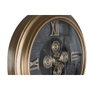 DKD Home Decor Perchero Dorado de Metal y Cristal