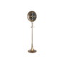 DKD Home Decor Perchero Dorado de Metal y Cristal