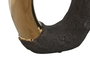 DKD Home Decor Jarrón de Gres Marrón y Dorado 20x8x31 cm