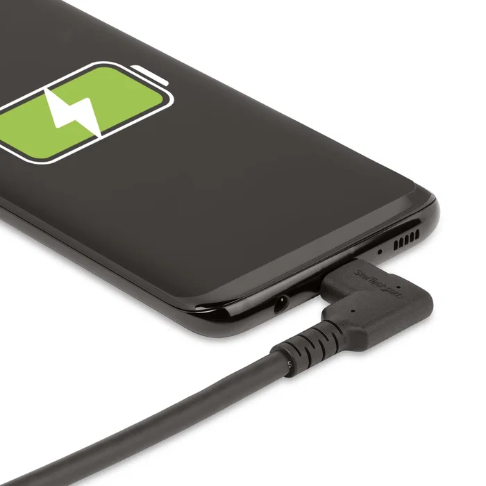 StarTech Cable USB-C de 2m con Conector Acodado a la Derecha RUSB315CC2MBR StarTech Cable USB-C de 2m con Conector Acodado a la Derecha RUSB315CC2MBR