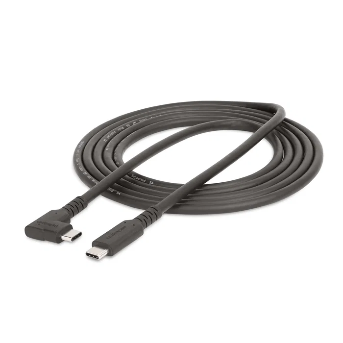 StarTech Cable USB-C de 2m con Conector Acodado a la Derecha RUSB315CC2MBR StarTech Cable USB-C de 2m con Conector Acodado a la Derecha RUSB315CC2MBR