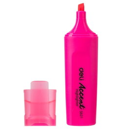 Deli Marcador Fluorescente Accent Punta Biselada 1-5mm Rosa