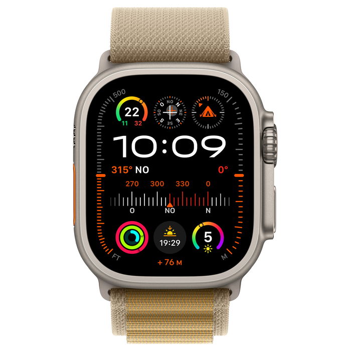 Apple Watch Ultra 2 GPS + Cellular 49mm Titanio Natural con Correa Alpine Tan - Talla Pequeña