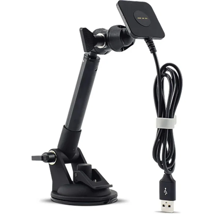 Crosscall X-CAR PRO Cargador de Coche Inalámbrico con Carga Rápida para Smartphone y Tableta, USB y Encendedor, Cable 1 m, Negro