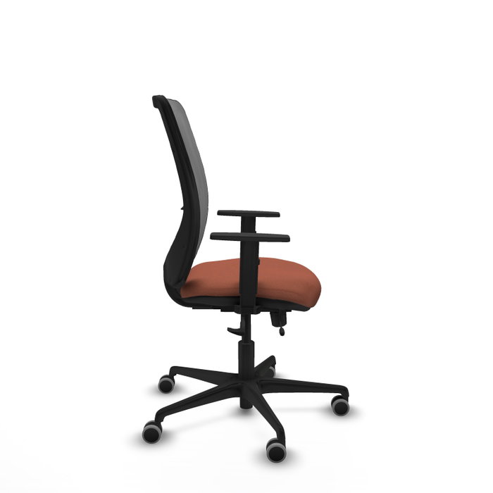 PIQUERAS Y CRESPO Silla de oficina Zulema con mecanismo Sincro/Traslack, Marrón y Gris PIQUERAS Y CRESPO Silla de oficina Zulema con mecanismo Sincro/Traslack, Marrón y Gris