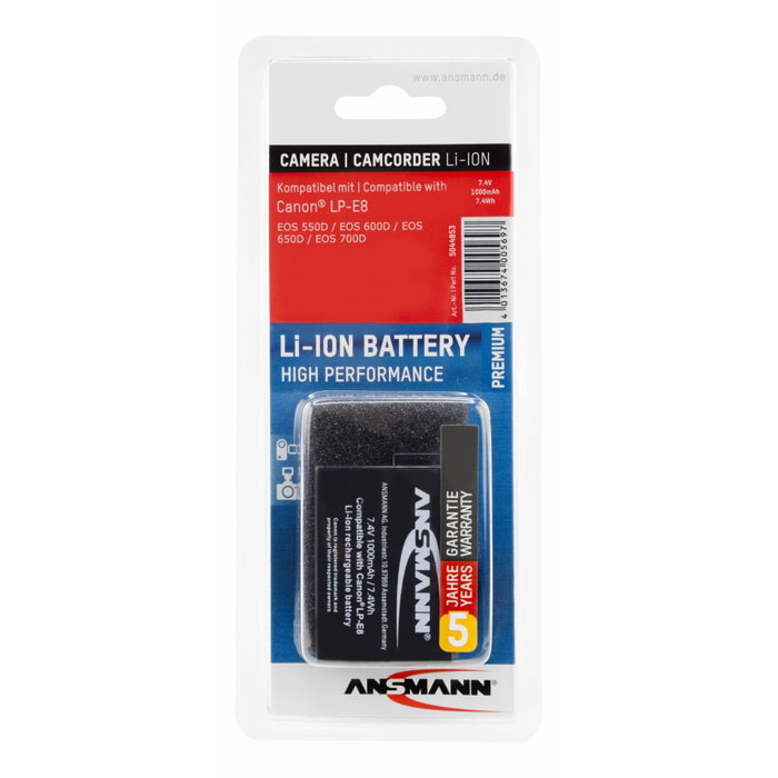 Ansmann A-Can LP-E8 Ansmann A-Can LP-E8