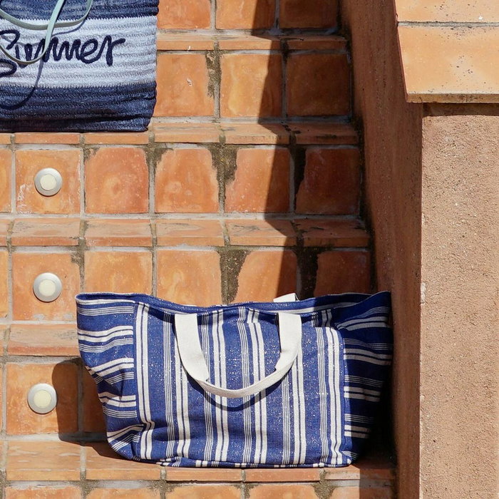 Bolso DKD Home Decor Azul Rojo Aluminio 39 x 26 x 34 cm Monedero