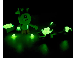 Jovi Plastilina Glow In The Dark Pastilla 50 gr Brillante Caja 18 Unidades