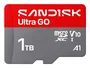 Sandisk Ultra GO 1 TB MicroSDXC UHS-I Gris, Rojo