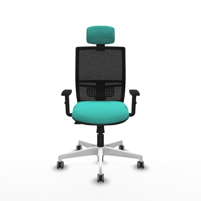 PIQUERAS Y CRESPO Silla de oficina Yunquera Turquesa y Negro PIQUERAS Y CRESPO Silla de oficina Yunquera Turquesa y Negro