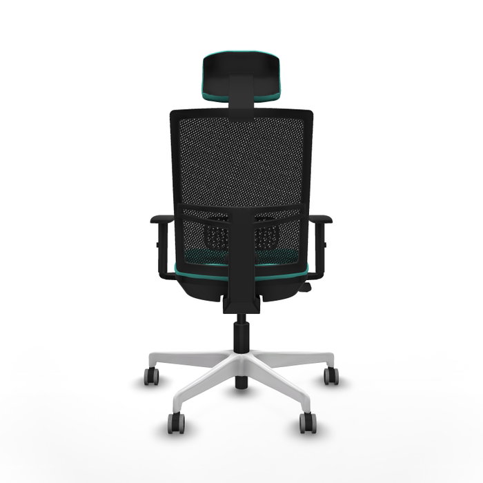 PIQUERAS Y CRESPO Silla de oficina Yunquera Turquesa y Negro PIQUERAS Y CRESPO Silla de oficina Yunquera Turquesa y Negro
