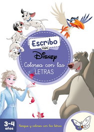 CLIPER, ESCRIBO CON DISNEY. COLOREA CON LAS LETRAS - Disney