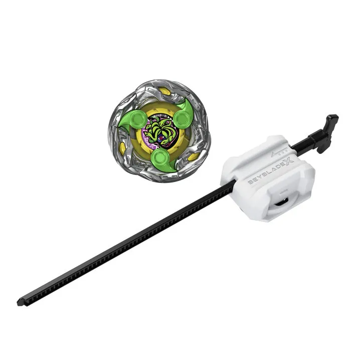 Takara Tomy Beyblade X Starter Pack Stun Medusa 9-60GB UX peonza resistencia con lanzador HASG2738ES0 Takara Tomy Beyblade X Starter Pack Stun Medusa 9-60GB UX peonza resistencia con lanzador HASG2738ES0