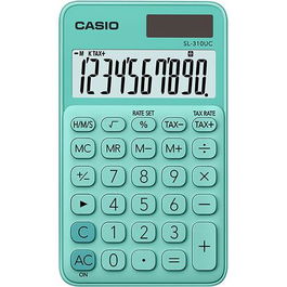 Casio SL-310UC-GN Calculadora De Oficina 10 Dígitos Verde