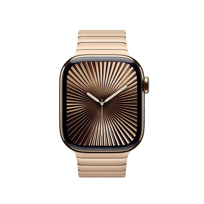Apple Reloj 42mm con pulsera de eslabones dorada