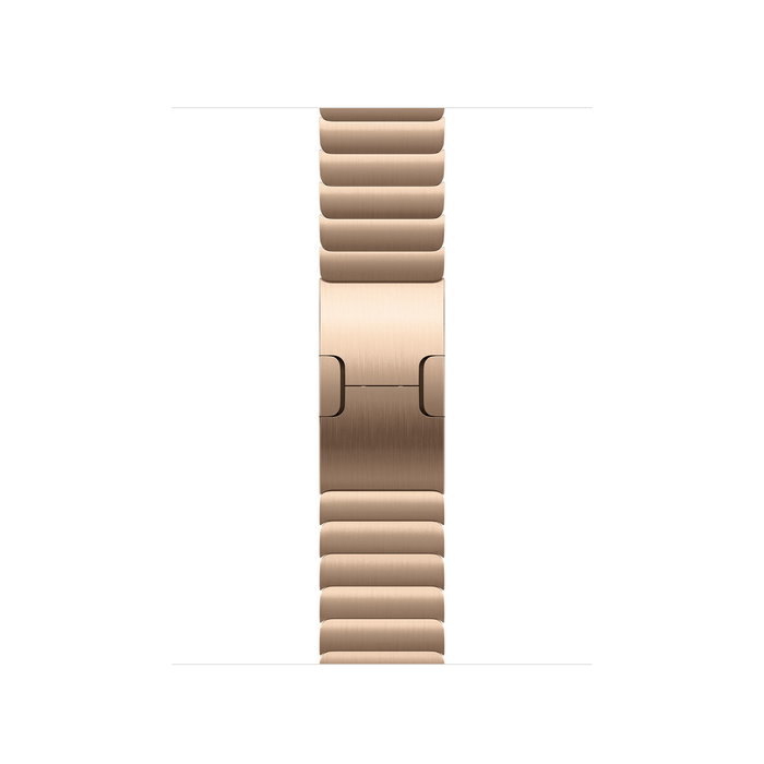 Apple Reloj 42mm con pulsera de eslabones dorada