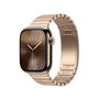 Apple Reloj 42mm con pulsera de eslabones dorada