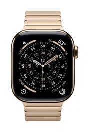 Apple MXMC3ZM/A Correa de Pulsera de Eslabones Oro 42mm de Acero Inoxidable para Apple Watch (38mm, 40mm, 41mm, 42mm)