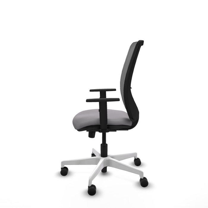 PIQUERAS Y CRESPO Silla de oficina Zulema con mecanismo Sincro y tapizado en Similpiel Gris PIQUERAS Y CRESPO Silla de oficina Zulema con mecanismo Sincro y tapizado en Similpiel Gris