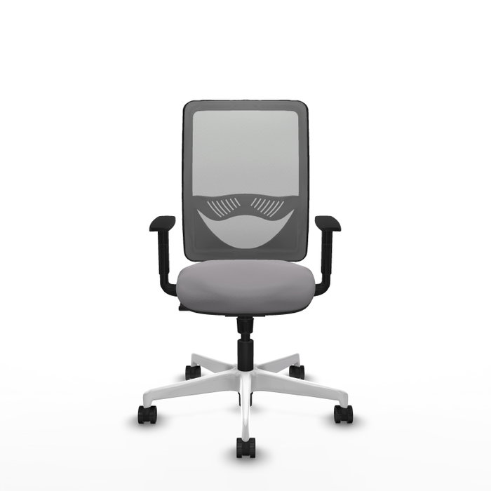 PIQUERAS Y CRESPO Silla de oficina Zulema con mecanismo Sincro y tapizado en Similpiel Gris PIQUERAS Y CRESPO Silla de oficina Zulema con mecanismo Sincro y tapizado en Similpiel Gris