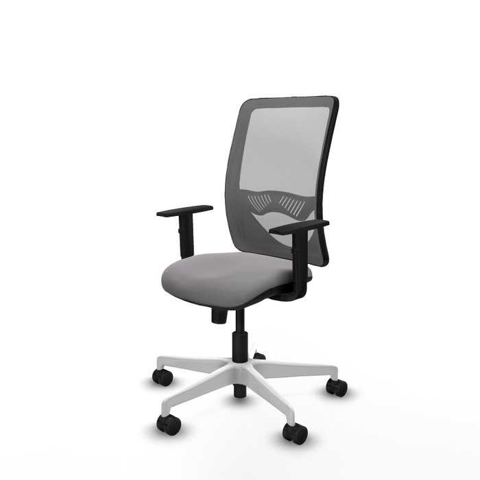 PIQUERAS Y CRESPO Silla de oficina Zulema con mecanismo Sincro y tapizado en Similpiel Gris PIQUERAS Y CRESPO Silla de oficina Zulema con mecanismo Sincro y tapizado en Similpiel Gris
