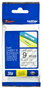 Brother TZe121 Cinta laminada transparente/negro 9 mm