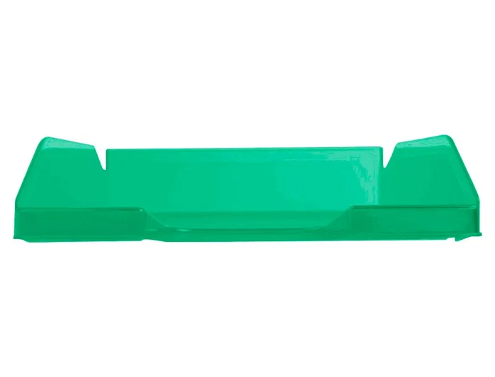 Q-connect Bandeja sobremesa plástico verde transparente