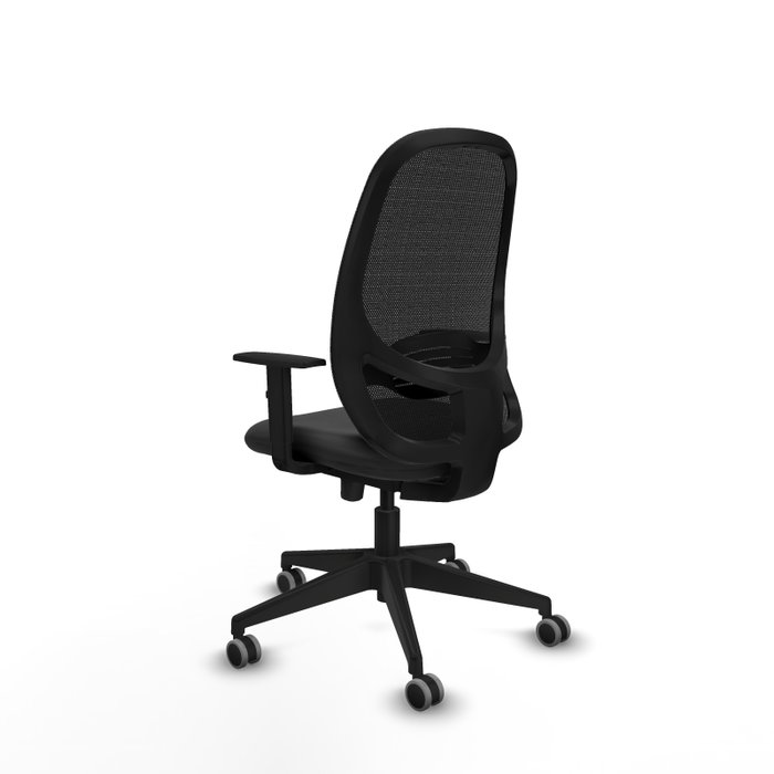 PIQUERAS Y CRESPO Silla de oficina Cilanco Gris oscuro con mecanismo Sincro/Traslack
