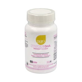 PURO OMEGA Natural DHA Embarazo Y Lactancia 60 Perlas para el desarrollo normal del cerebro y los ojos del feto y lactantes