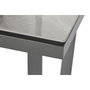 DKD Home Decor Mesita Auxiliar de Metal y Cerámica Blanca